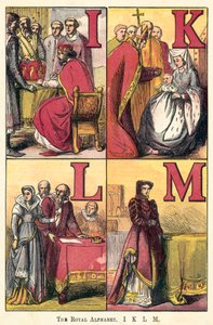 The Royal Alphabet, I, K, L, M by English School